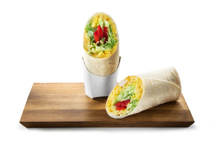Exotic Wrap mit Curry-Huhn-Ananas-Füllung